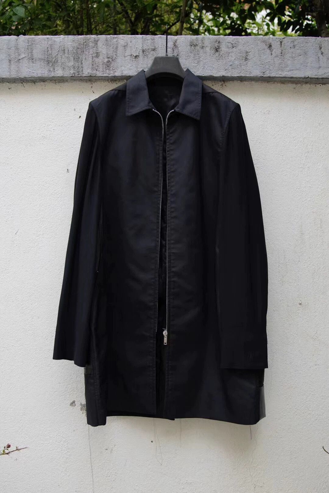 Rick Owens Rick Owens Black Long Coat with Fringes Size US S / EU 44-46 / 1 - 4 Thumbnail