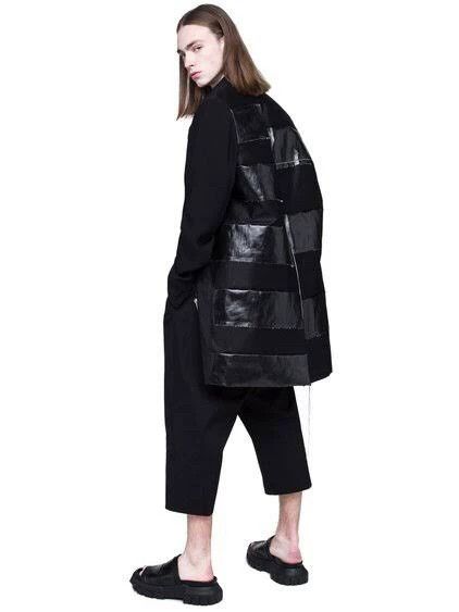 Rick Owens Rick Owens Black Long Coat with Fringes Size US S / EU 44-46 / 1 - 9 Thumbnail