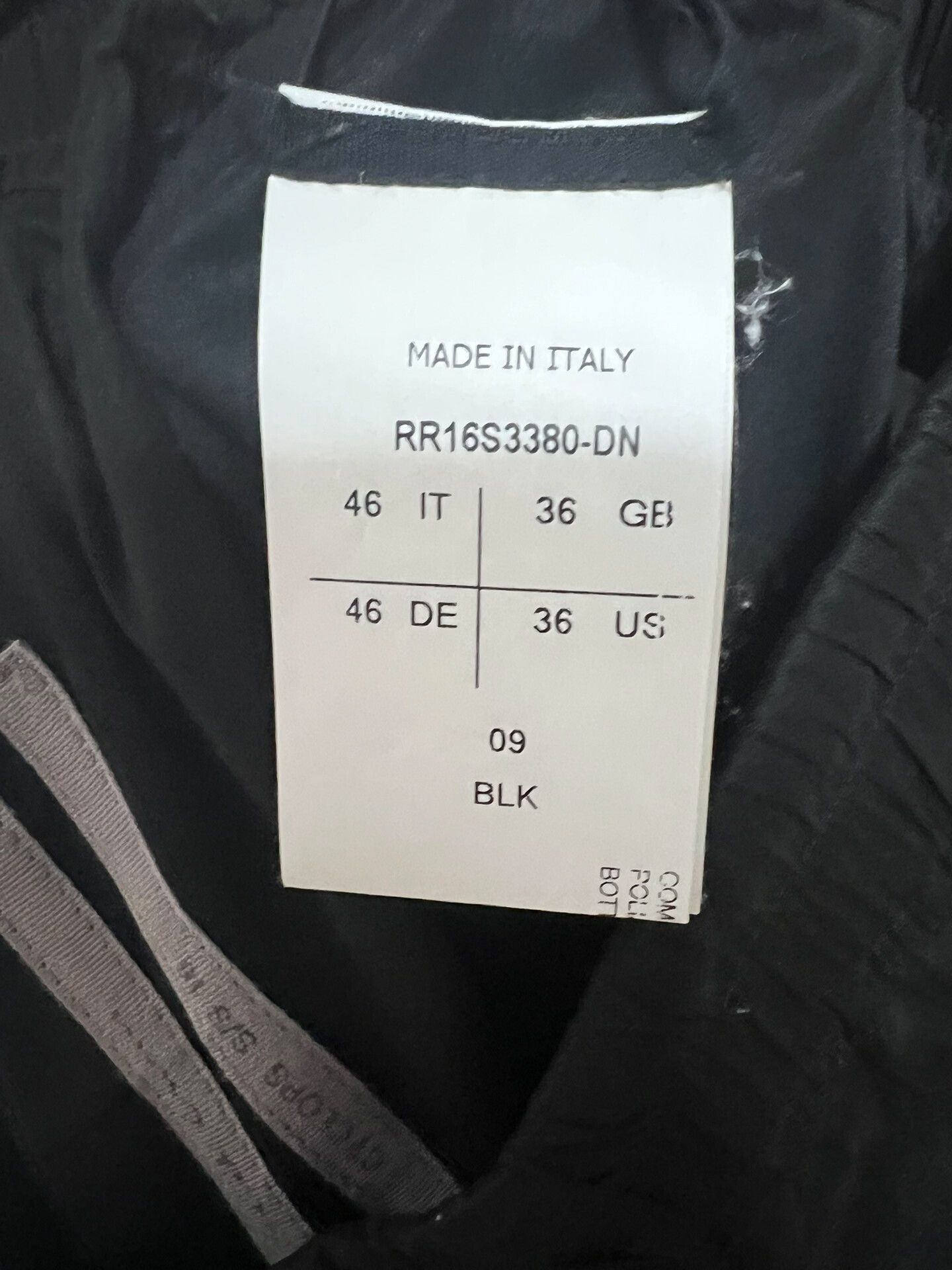 Rick Owens Rick Owens Black Low-Crotch Trousers Size US 30 / EU 46 - 4 Thumbnail