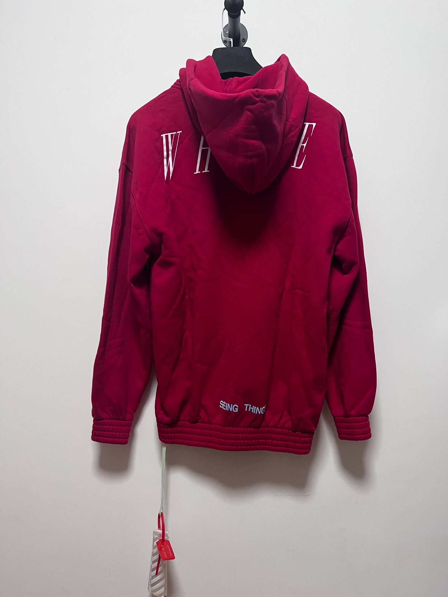 Off-White Off White Red Hoodie with Logo Size XXS / US 00 / IT 34 - 2 Thumbnail