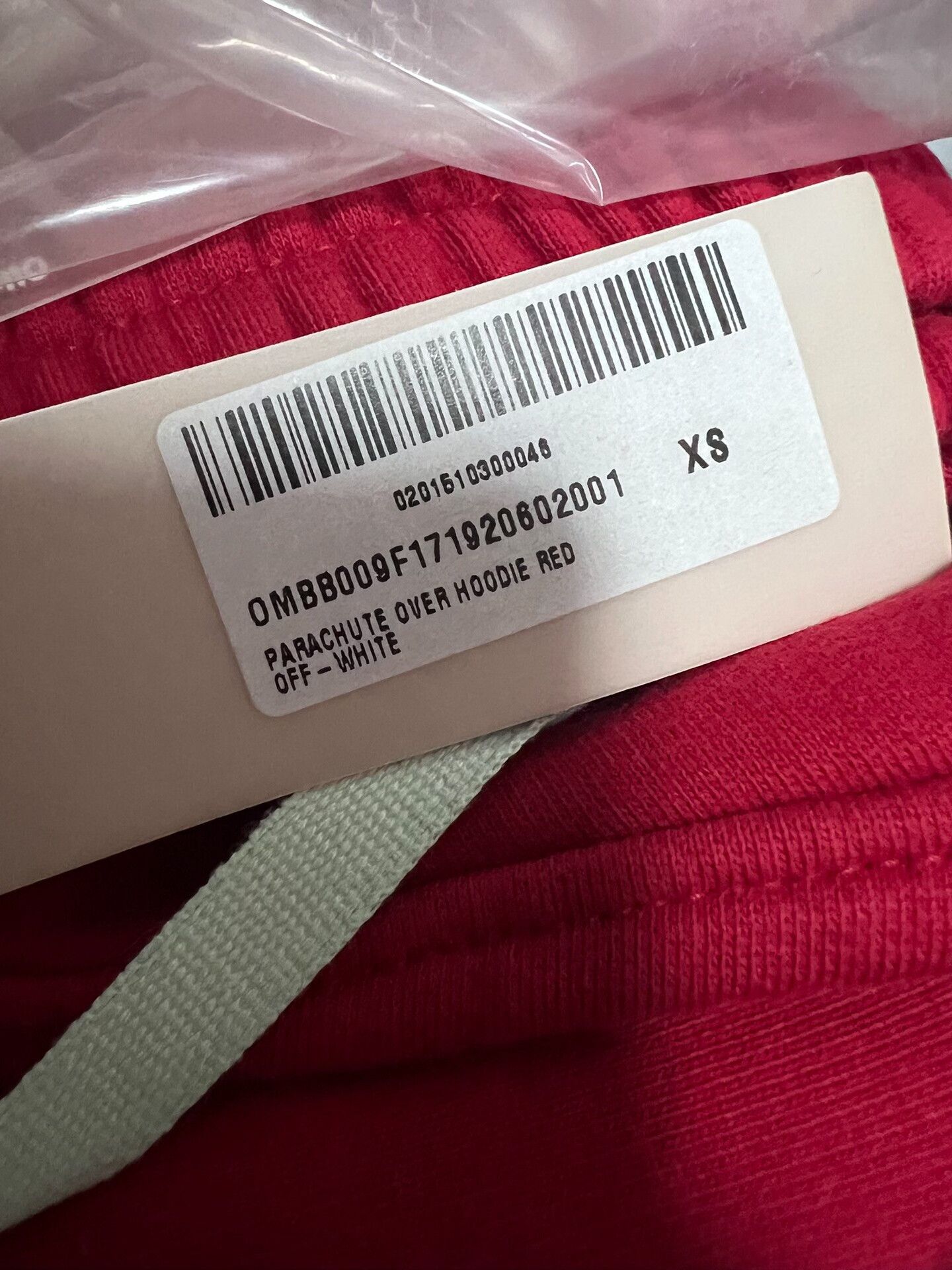 Off-White Off White Red Hoodie with Logo Size XXS / US 00 / IT 34 - 9 Thumbnail