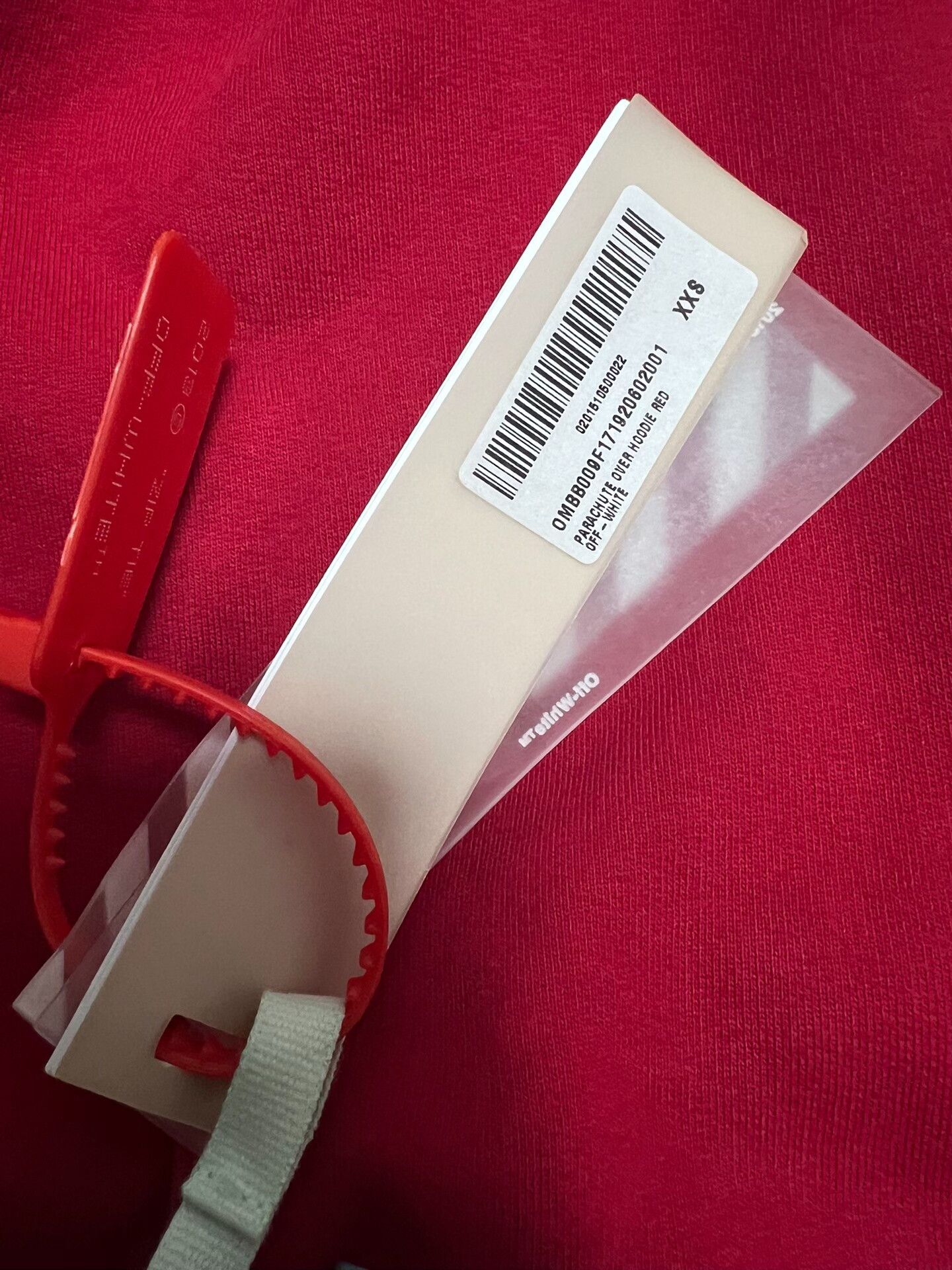 Off-White Off White Red Hoodie with Logo Size XXS / US 00 / IT 34 - 6 Thumbnail
