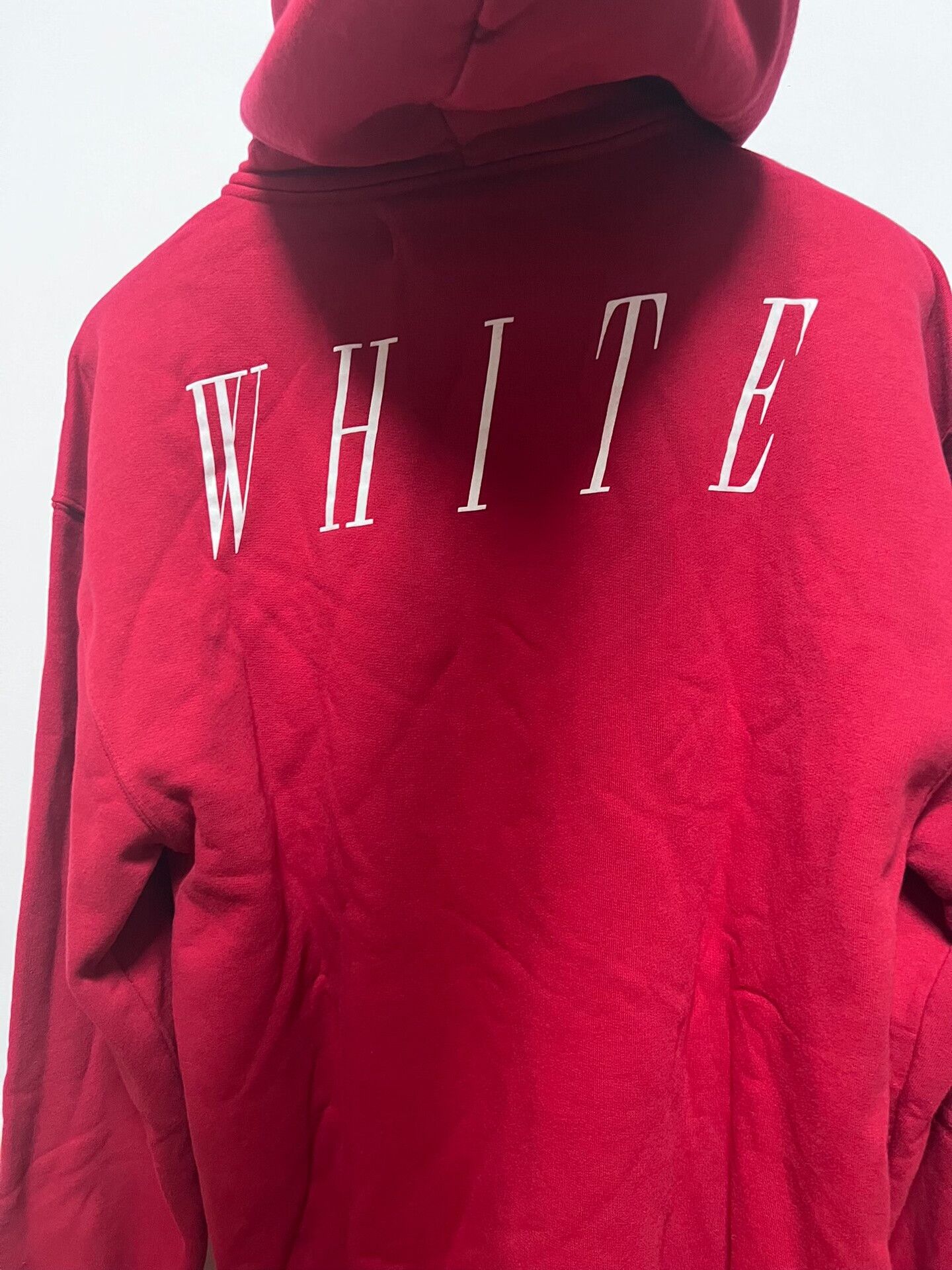 Off-White Off White Red Hoodie with Logo Size XXS / US 00 / IT 34 - 4 Thumbnail