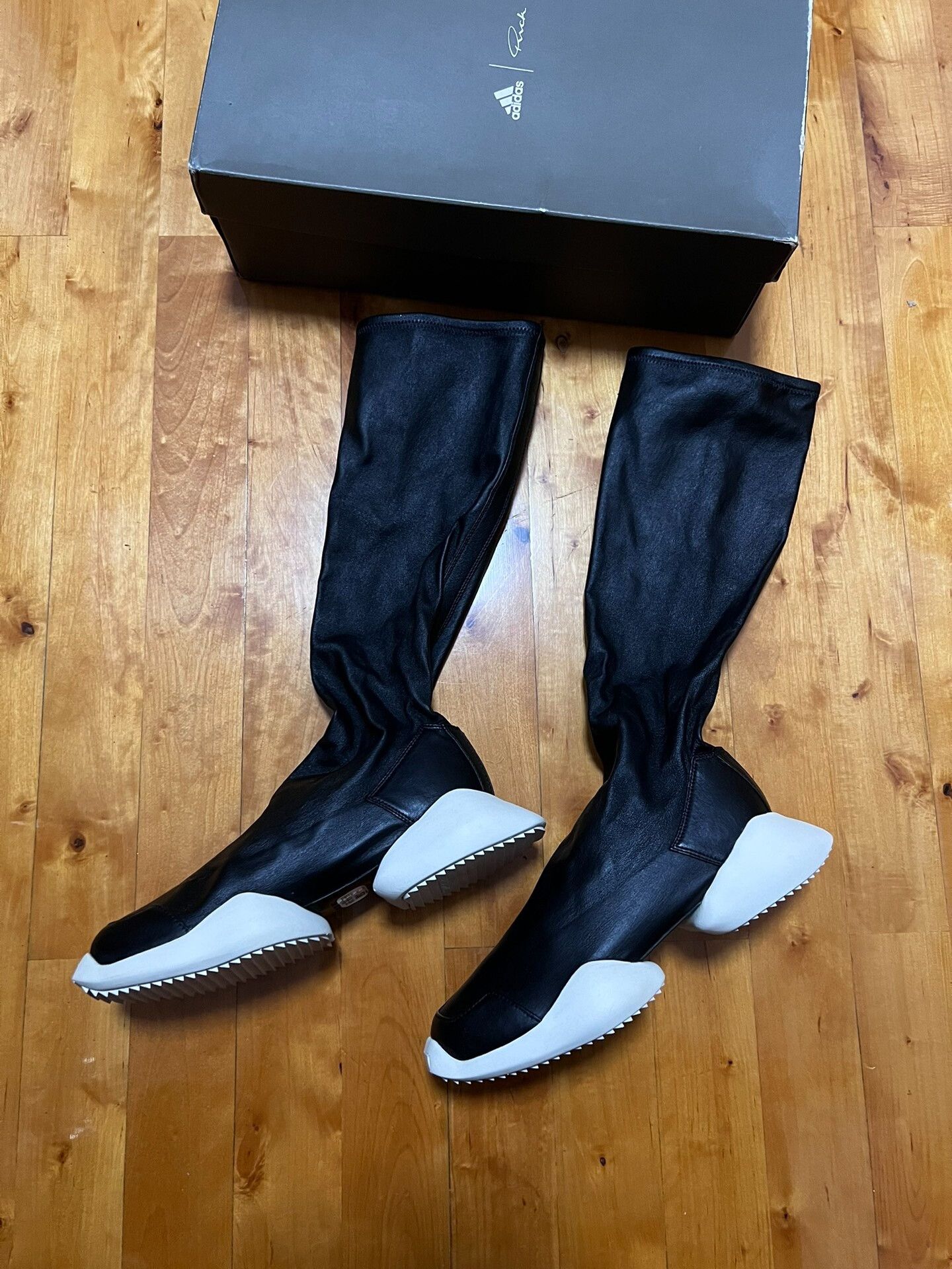 Rick Owens Rick Owens x Adidas Ankle Boots Size US 7 / EU 40 - 3 Thumbnail