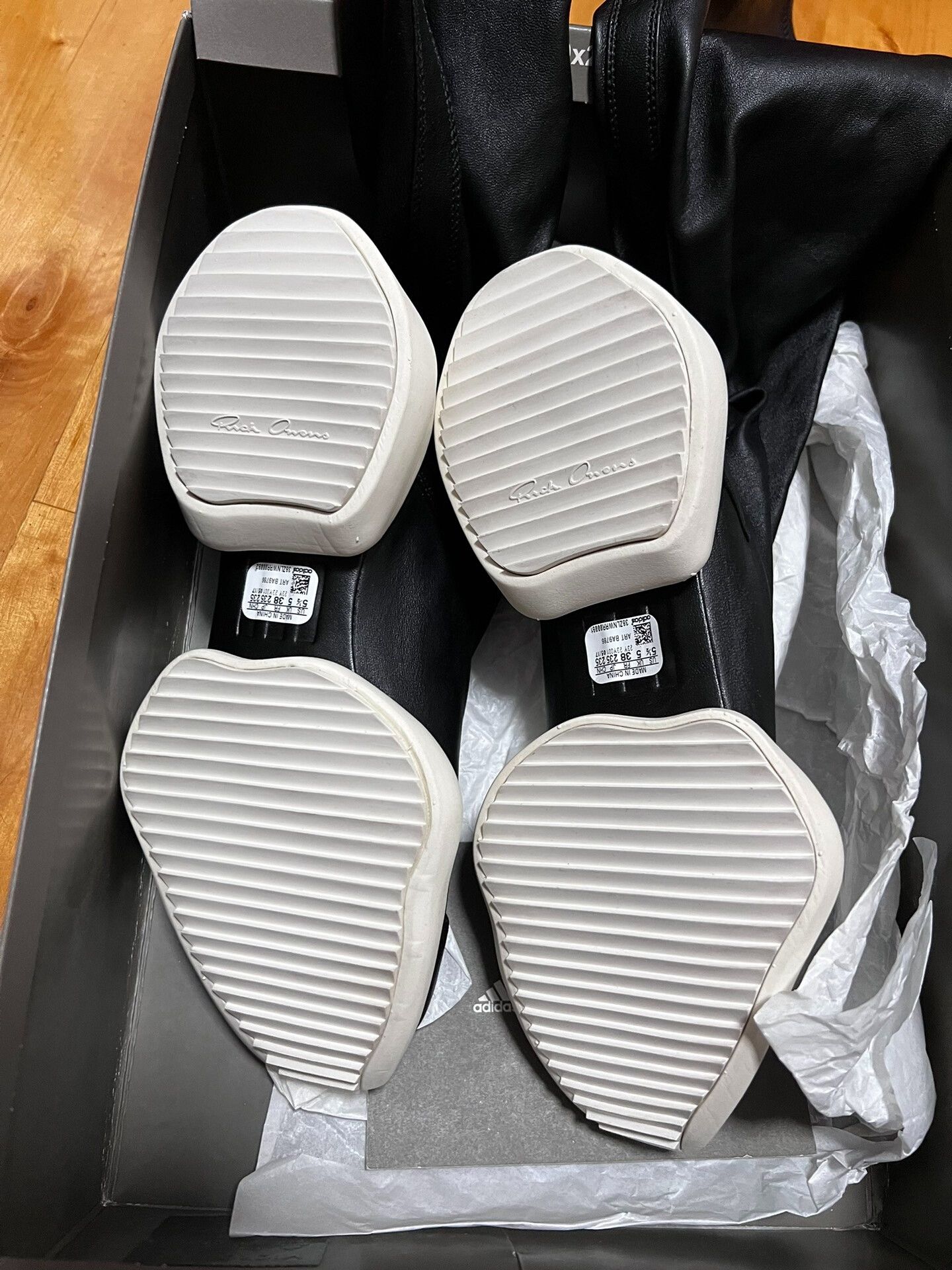 Rick Owens Rick Owens x Adidas Ankle Boots Size US 7 / EU 40 - 6 Thumbnail