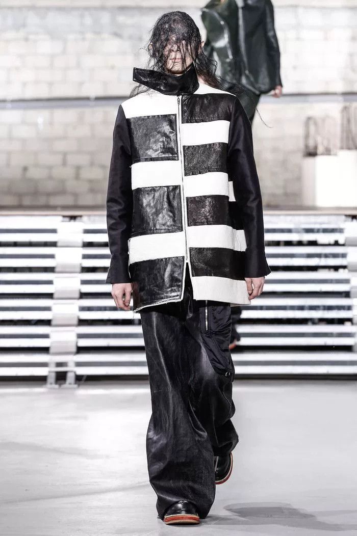Rick Owens Rick Owens Striped Down Jacket FW17 Size US M / EU 48-50 / 2 - 8 Thumbnail