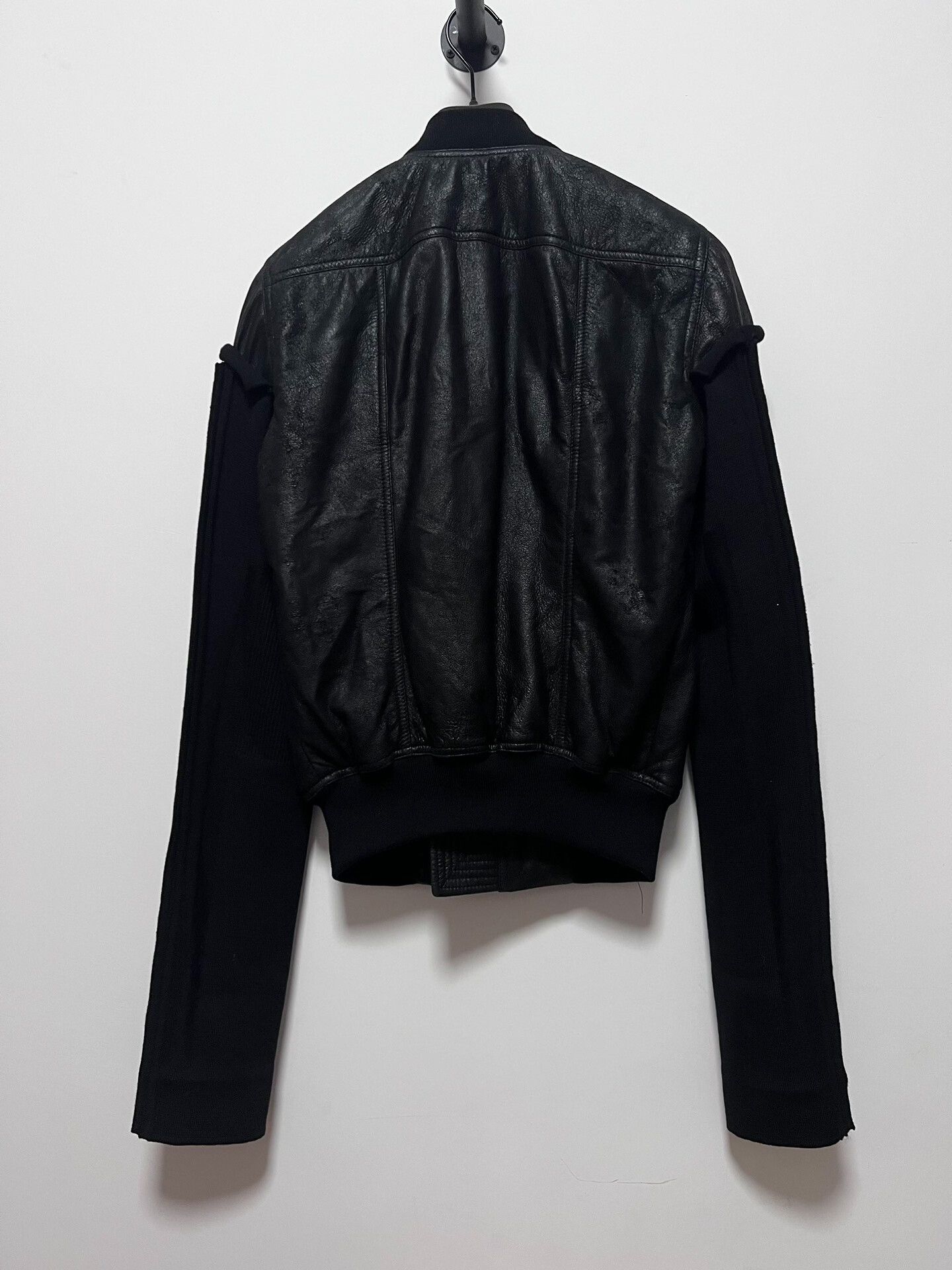 Rick Owens Rick Owens Black Lambskin MA-1 Jacket Size US M / EU 48-50 / 2 - 5 Thumbnail