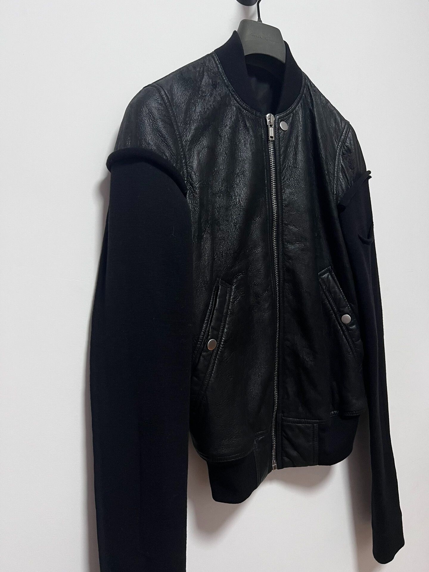 Rick Owens Rick Owens Black Lambskin MA-1 Jacket Size US M / EU 48-50 / 2 - 4 Thumbnail