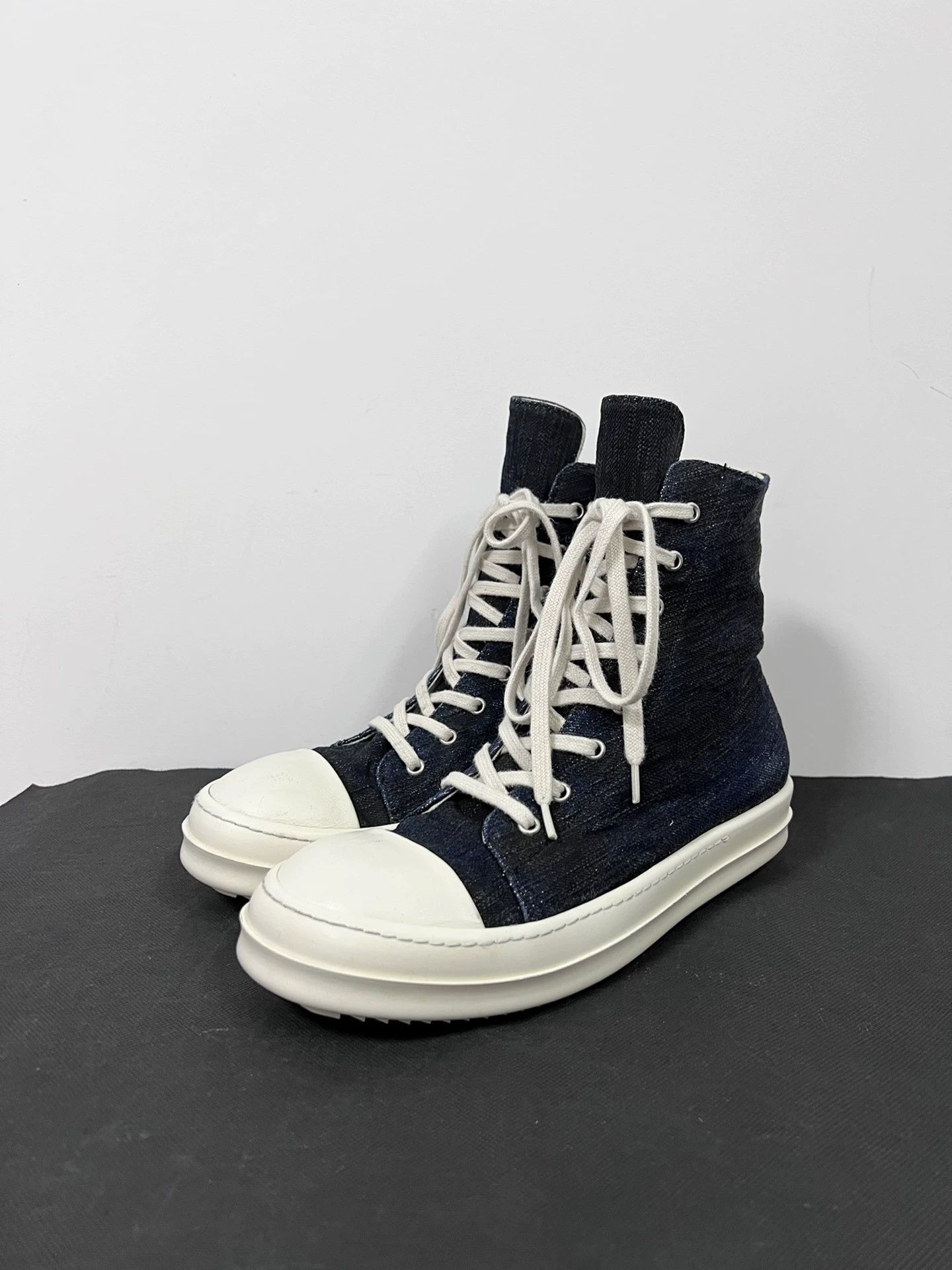 Rick Owens Rick Owens High-Top Sneakers Size 41.5 Size US 8.5 / EU 41-42 - 3 Thumbnail