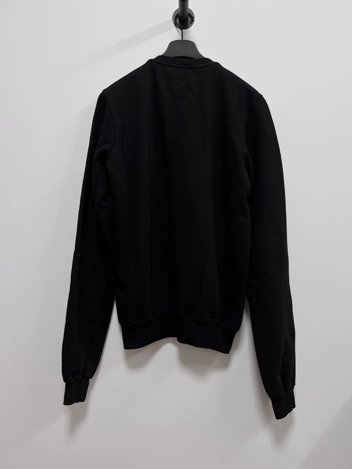 Rick Owens Rick Owens Crewneck Sweatshirt Black/Chalk Size US M / EU 48-50 / 2 - 2 Thumbnail