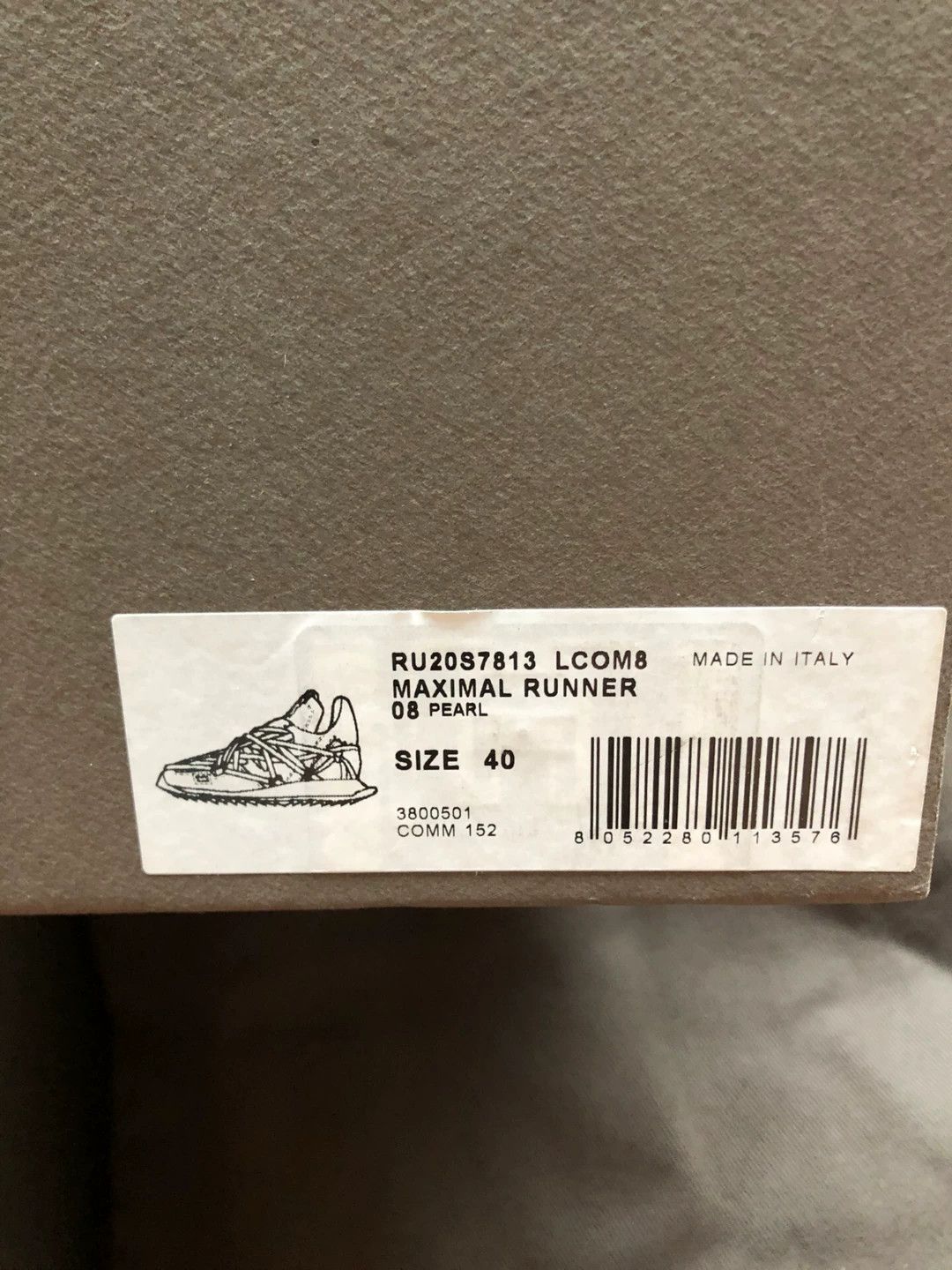 Rick Owens Rick Owens Beige Low Top Sneakers Size US 7 / EU 40 - 6 Thumbnail