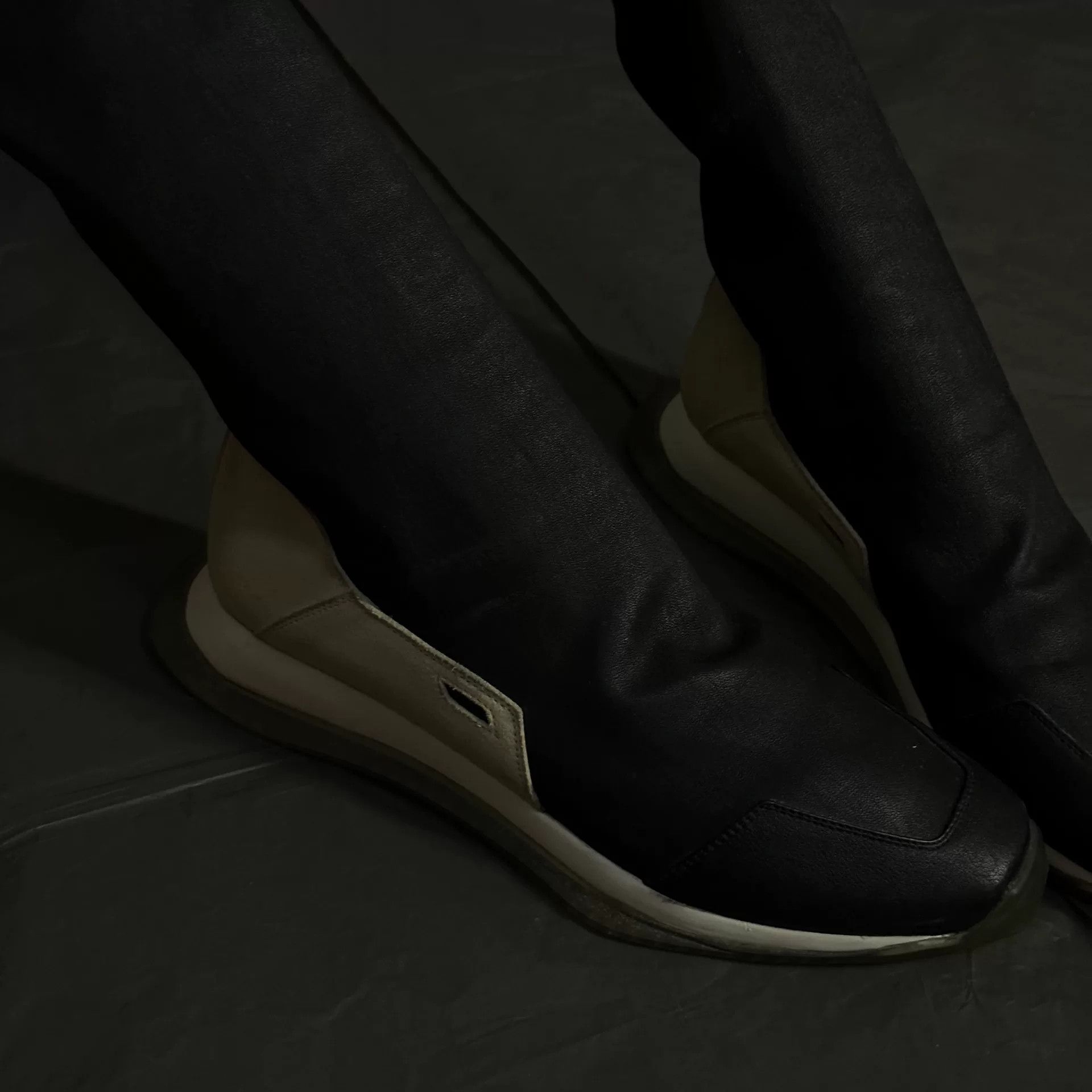 Rick Owens Rick Owens Suede Panel Tank Socks Boots Size US 7 / EU 40 - 4 Thumbnail