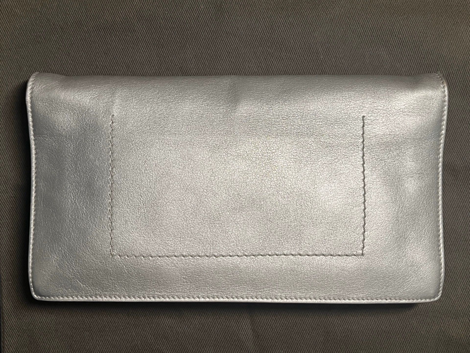 Rick Owens Rick Owens Silver Leather Crossbody Bag Size ONE SIZE - 4 Thumbnail