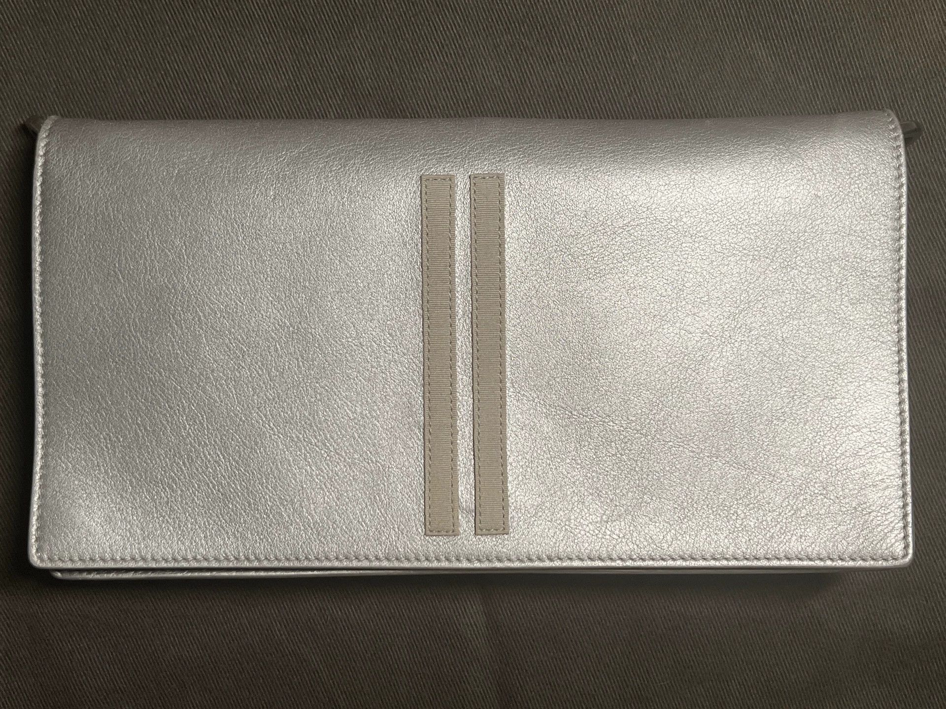 Rick Owens Rick Owens Silver Leather Crossbody Bag Size ONE SIZE - 3 Thumbnail