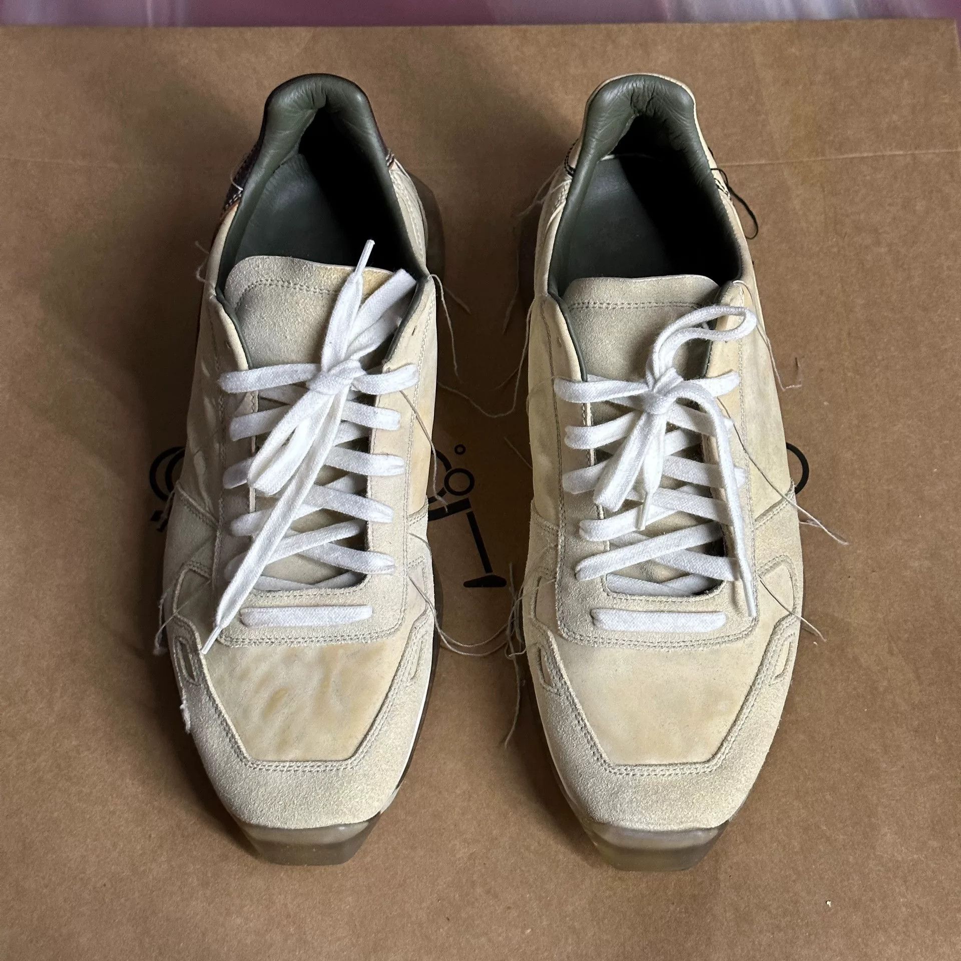 Rick Owens RICK OWENS Runner with Fringed Sleeves Size US 9 / EU 42 - 3 Thumbnail