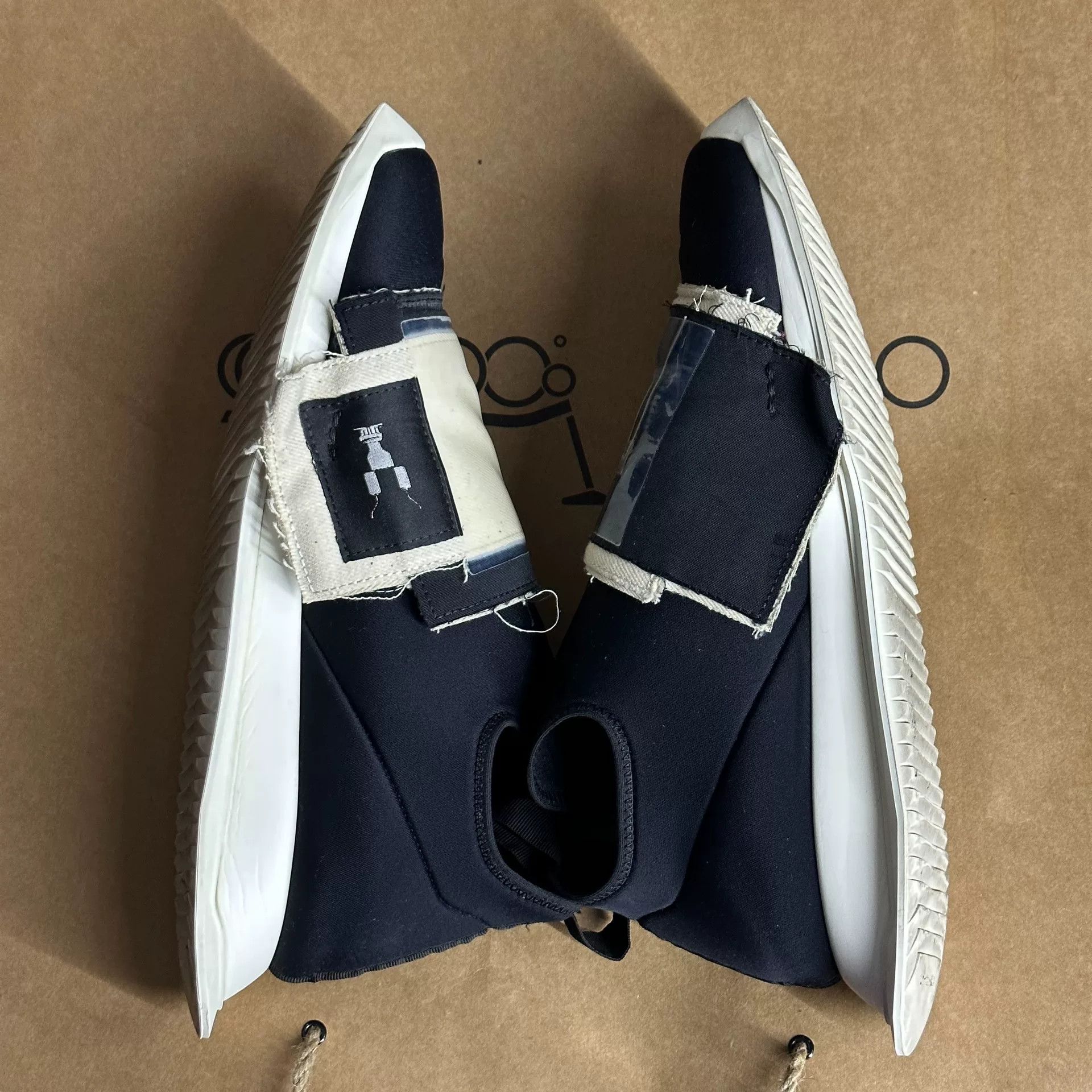 Rick Owens Drkshdw Unique DRKSHDE Sock Shoe Sneakers Size US 9 / EU 42 - 3 Thumbnail