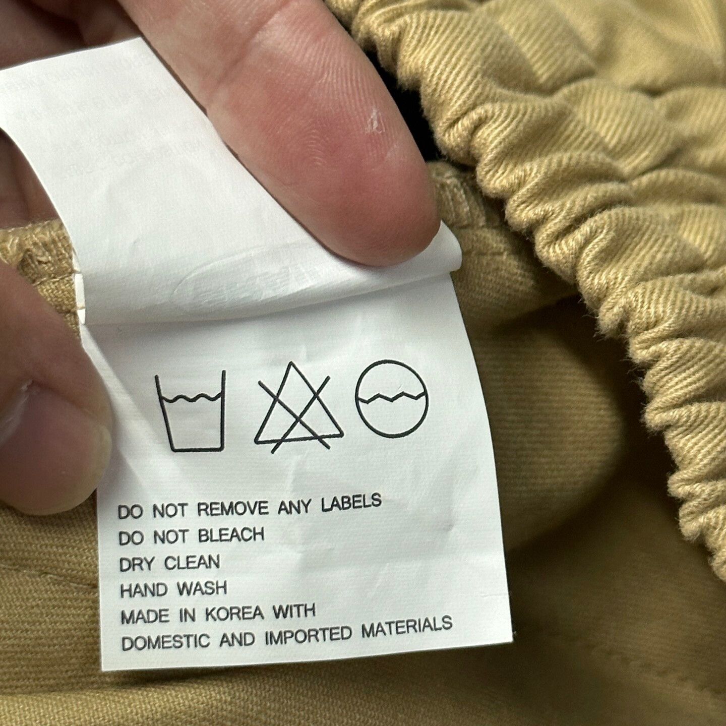 GRAILZ GRAILZ Beige Flight Pocket Pants Size US 30 / EU 46 - 6 Thumbnail