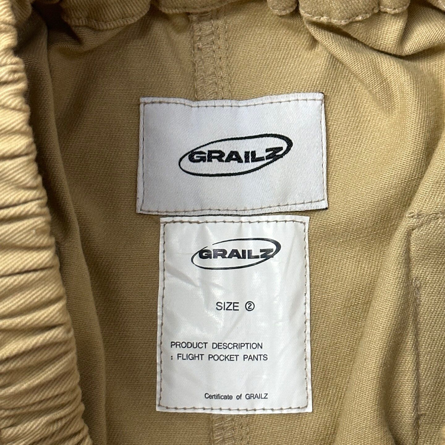 GRAILZ GRAILZ Beige Flight Pocket Pants Size US 30 / EU 46 - 4 Thumbnail