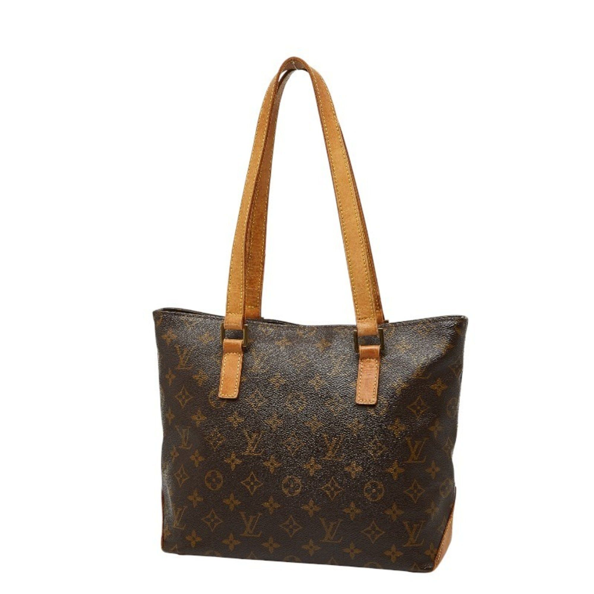 Louis Vuitton Louis Vuitton Monogram Cabas Piano Tote Bag Shoulder M51148 Brown Leather Women's LOUIS VUITTON Size ONE SIZE - 2 Thumbnail