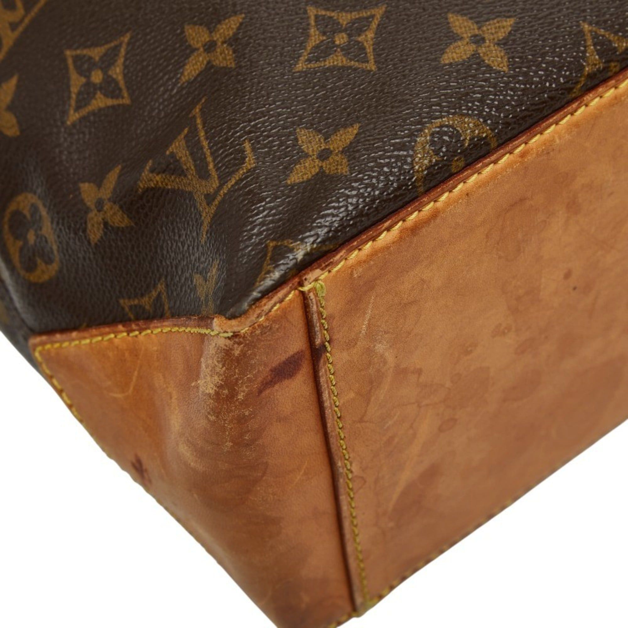 Louis Vuitton Louis Vuitton Monogram Cabas Piano Tote Bag Shoulder M51148 Brown Leather Women's LOUIS VUITTON Size ONE SIZE - 6 Thumbnail