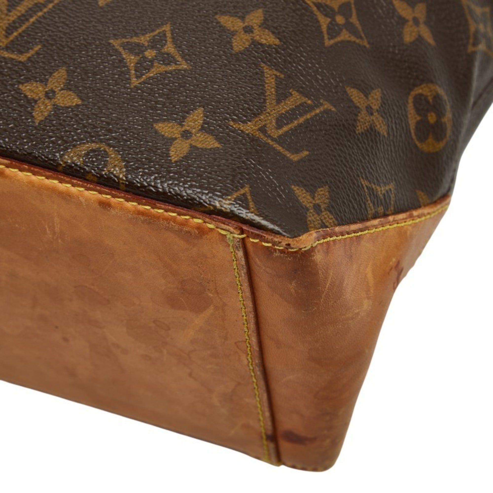 Louis Vuitton Louis Vuitton Monogram Cabas Piano Tote Bag Shoulder M51148 Brown Leather Women's LOUIS VUITTON Size ONE SIZE - 7 Thumbnail