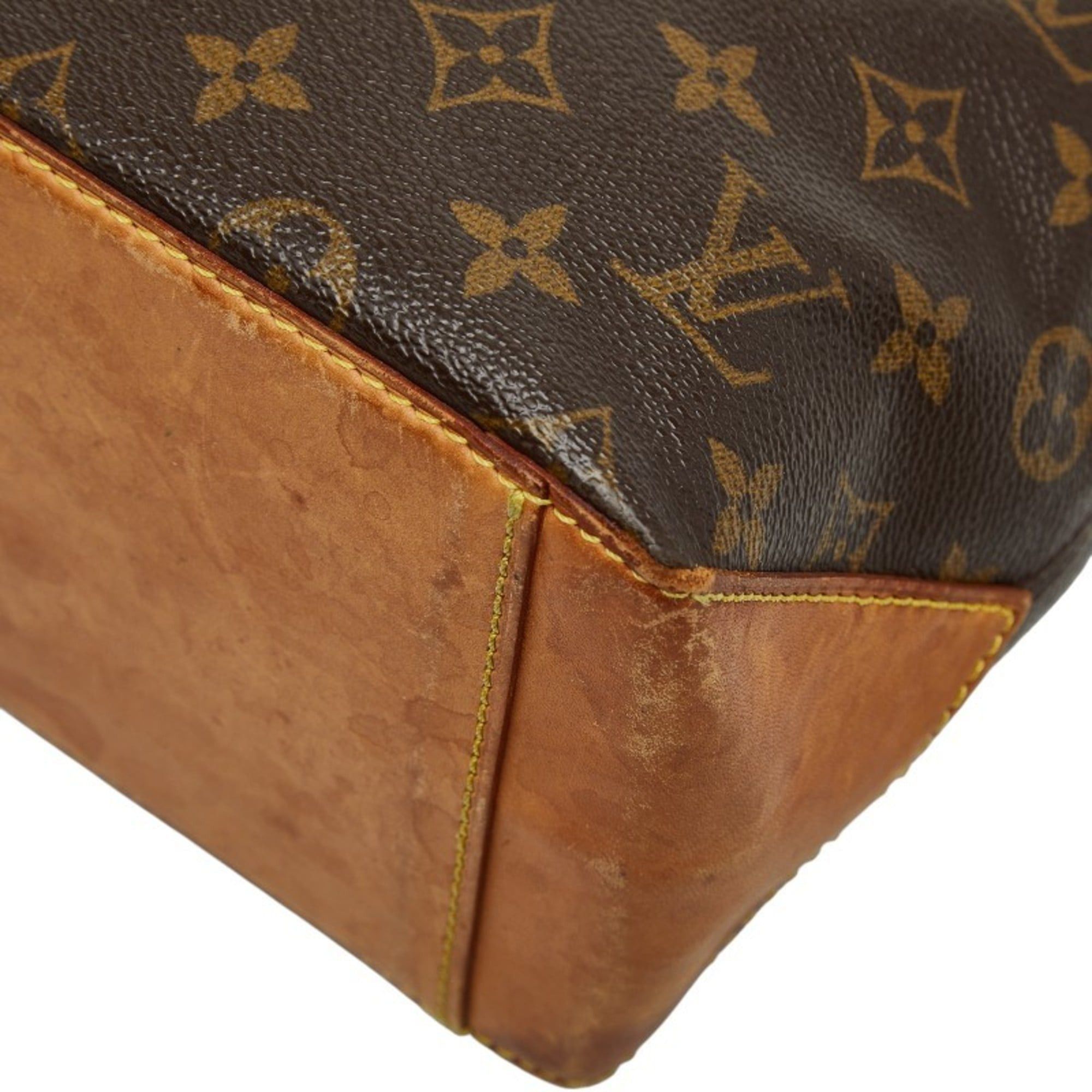 Louis Vuitton Louis Vuitton Monogram Cabas Piano Tote Bag Shoulder M51148 Brown Leather Women's LOUIS VUITTON Size ONE SIZE - 5 Thumbnail