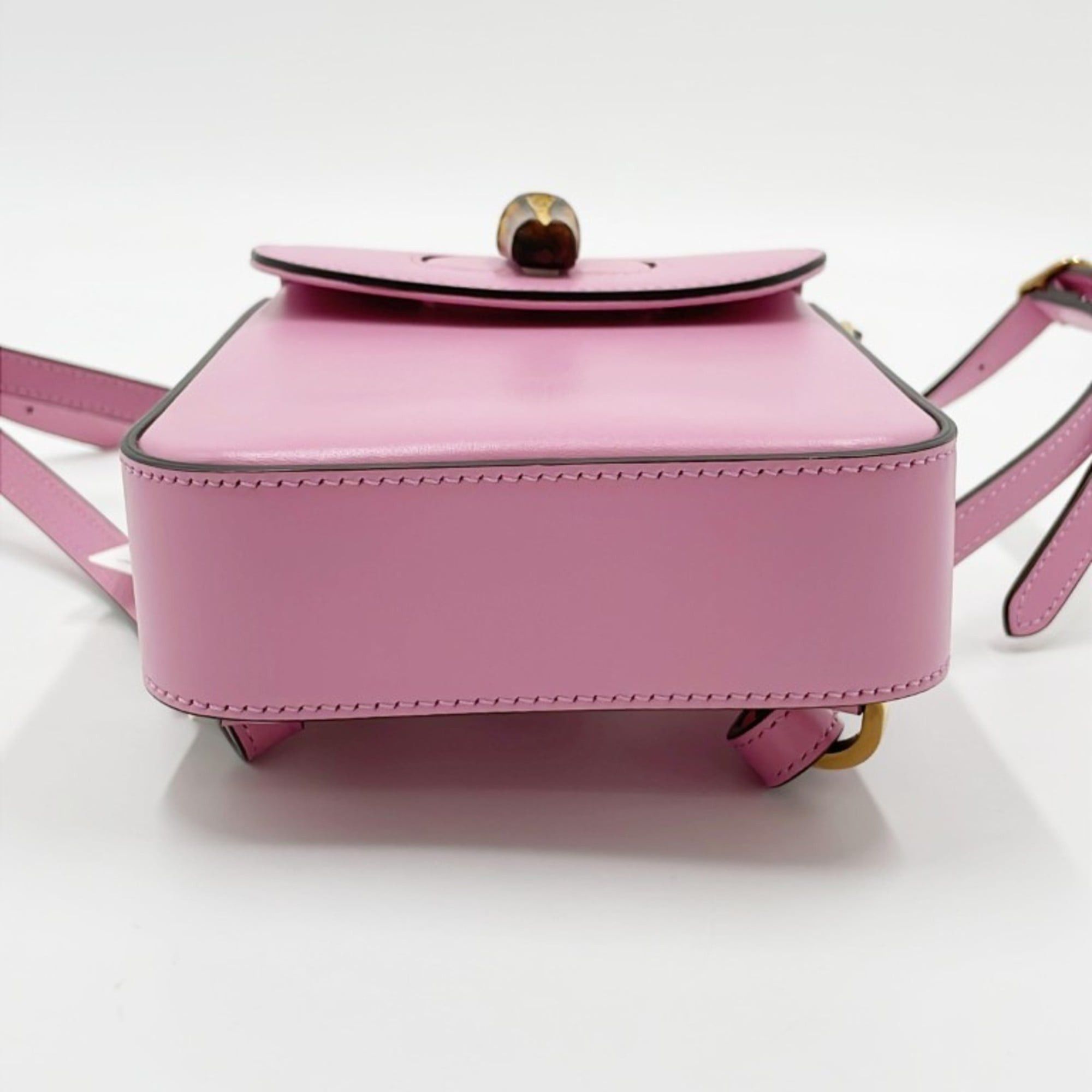 Gucci GUCCI Bamboo Line Handbag 702106 Pink Calfskin Women's 3-Way Size ONE SIZE - 3 Thumbnail