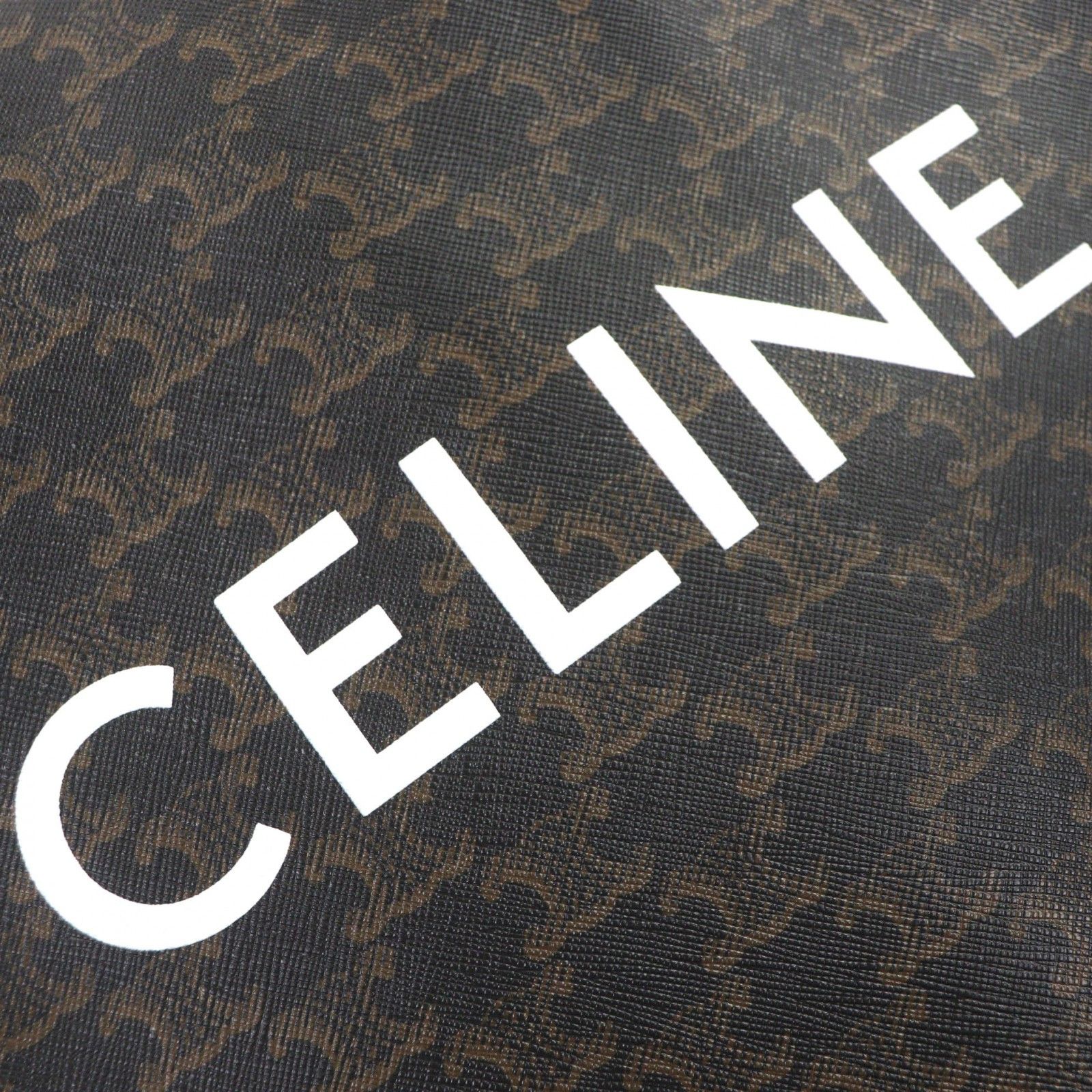 Celine Celine CELINE Vertical hippopotamus Triomphe Canvas Tote Bag Textile Tote Bag 191542BZK 04LU DUTY FREE for USA Size ONE SIZE - 10 Thumbnail