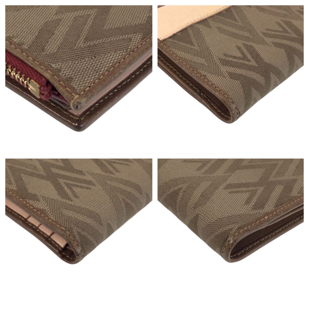 Valentino Valentino Garavani Canvas Leather Compact Wallet Leather Short Wallet PRB913TMC1 DUTY FREE for USA