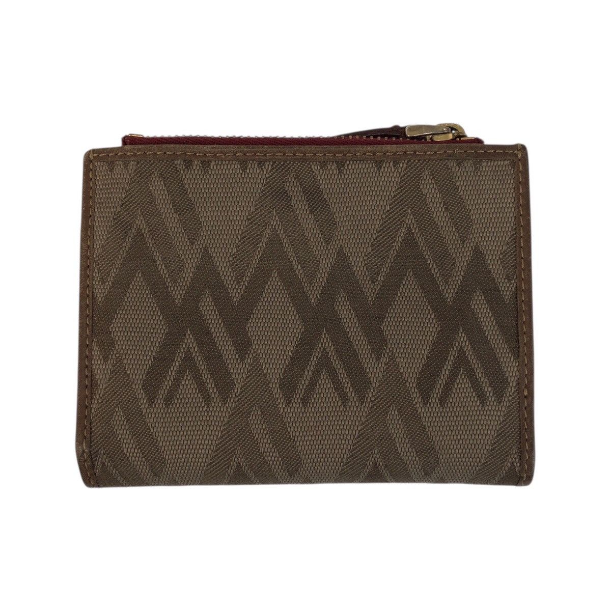 Valentino Valentino Garavani Canvas Leather Compact Wallet Leather Short Wallet PRB913TMC1 DUTY FREE for USA
