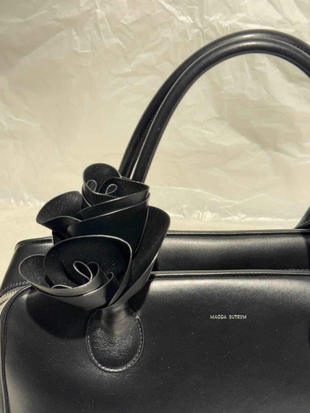 Magda Butrym Magda Butrym Black Bowling Bag Size ONE SIZE - 8 Thumbnail
