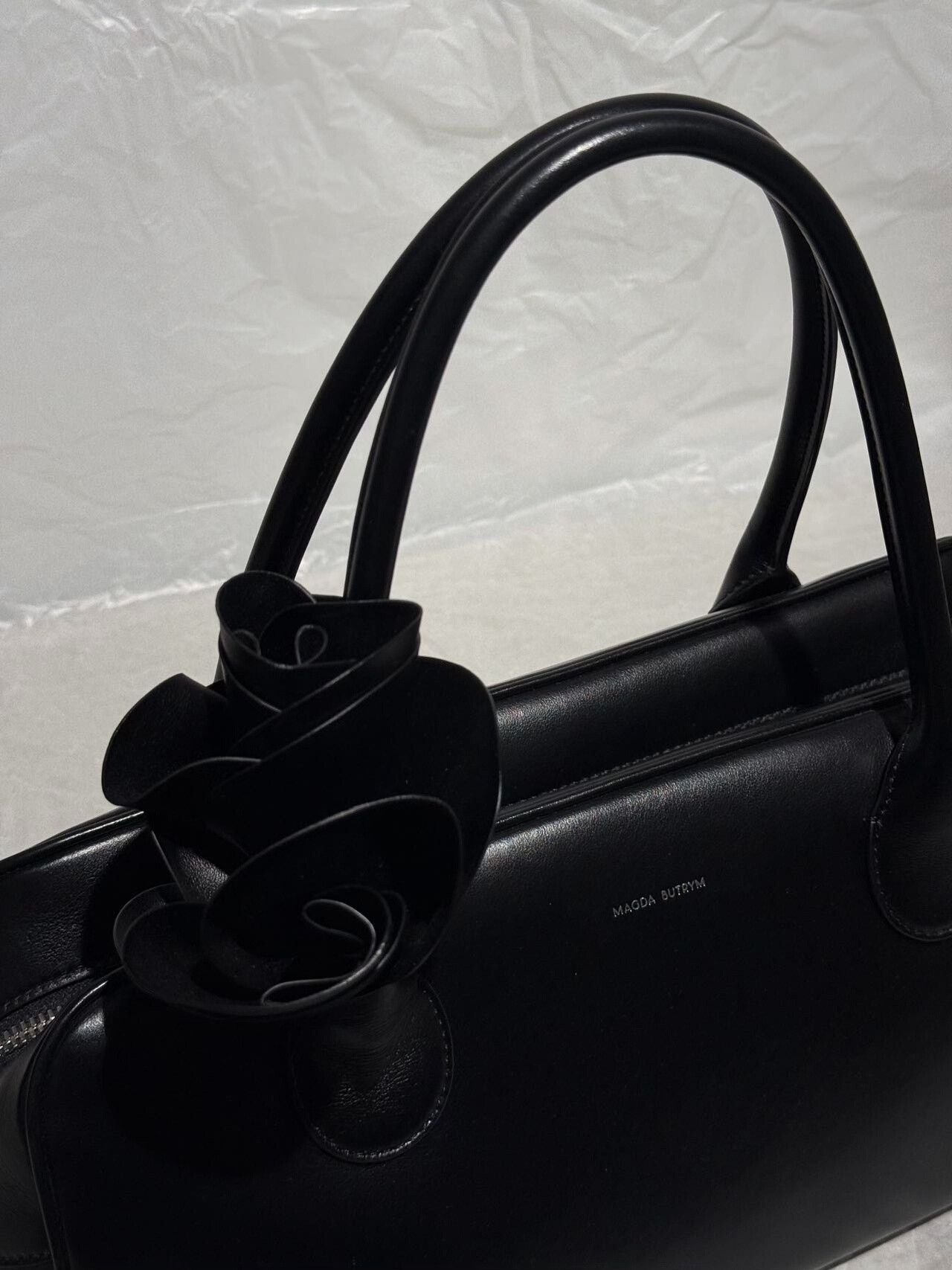 Magda Butrym Magda Butrym Black Bowling Bag Size ONE SIZE - 7 Thumbnail