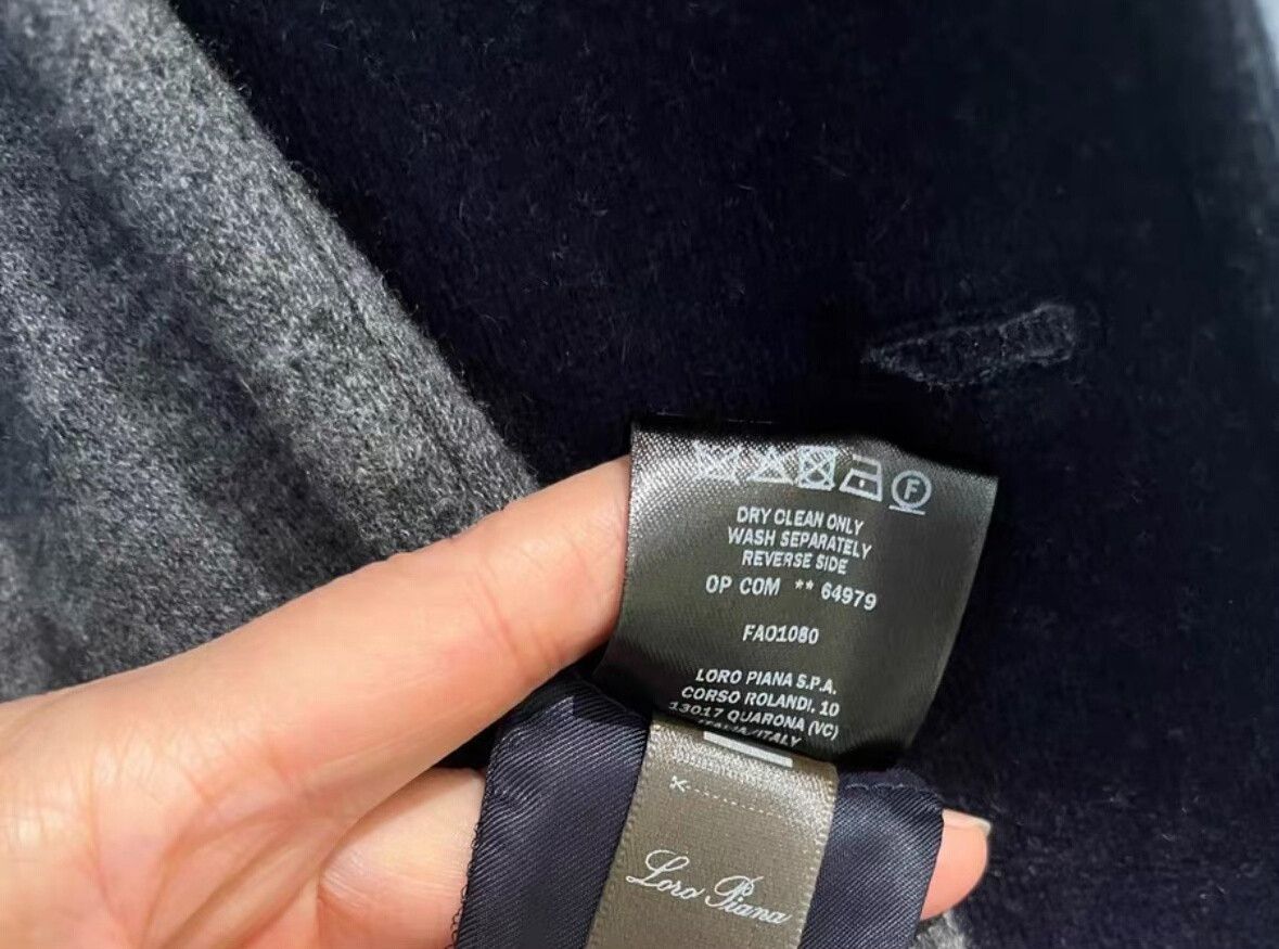 Loro Piana Loro Piana Men's Cashmere Coat Navy Blue Size US M / EU 48-50 / 2 - 7 Thumbnail