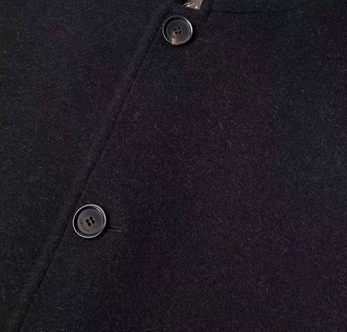 Loro Piana Loro Piana Men's Cashmere Coat Navy Blue Size US M / EU 48-50 / 2 - 5 Thumbnail