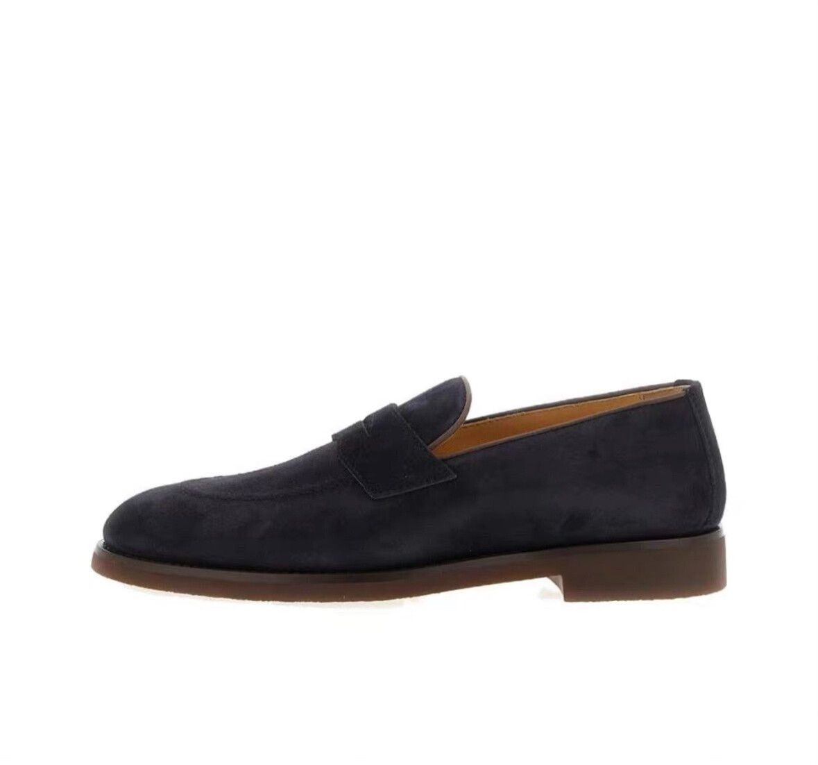 Brunello Cucinelli Brunello Cucinelli Men's Suede Loafers Size US 6 / EU 39 - 3 Thumbnail