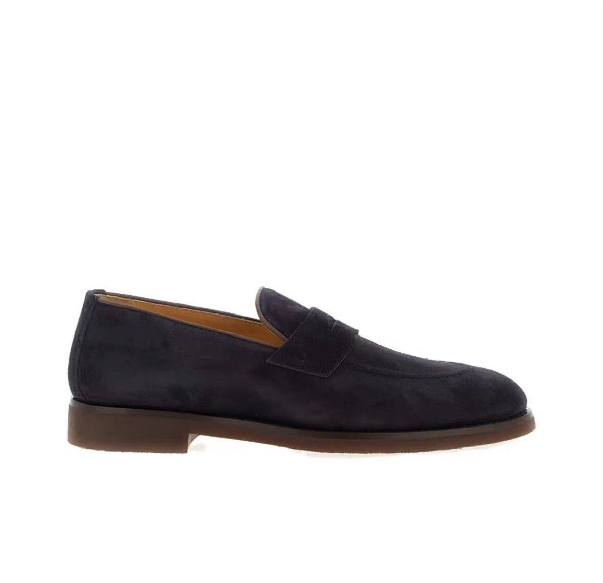 Brunello Cucinelli Brunello Cucinelli Men's Suede Loafers Size US 6 / EU 39 - 4 Thumbnail