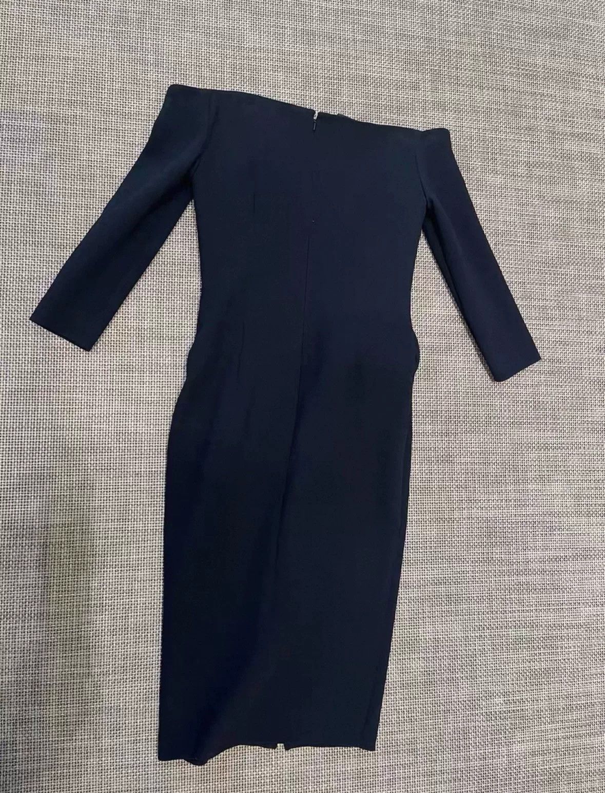Oscar De La Renta Oscar de la Renta Black Off-Shoulder Dress Size M / US 6-8 / IT 42-44 - 2 Thumbnail