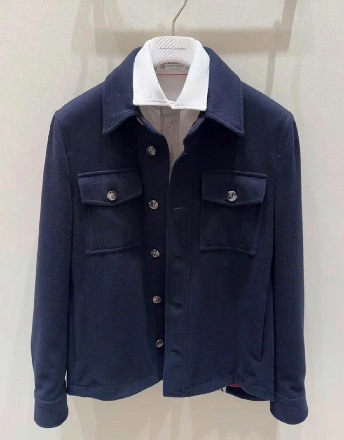 Brunello Cucinelli Brunello Cucinelli Cashmere Shirt Jacket Size US M / EU 48-50 / 2 - 2 Thumbnail