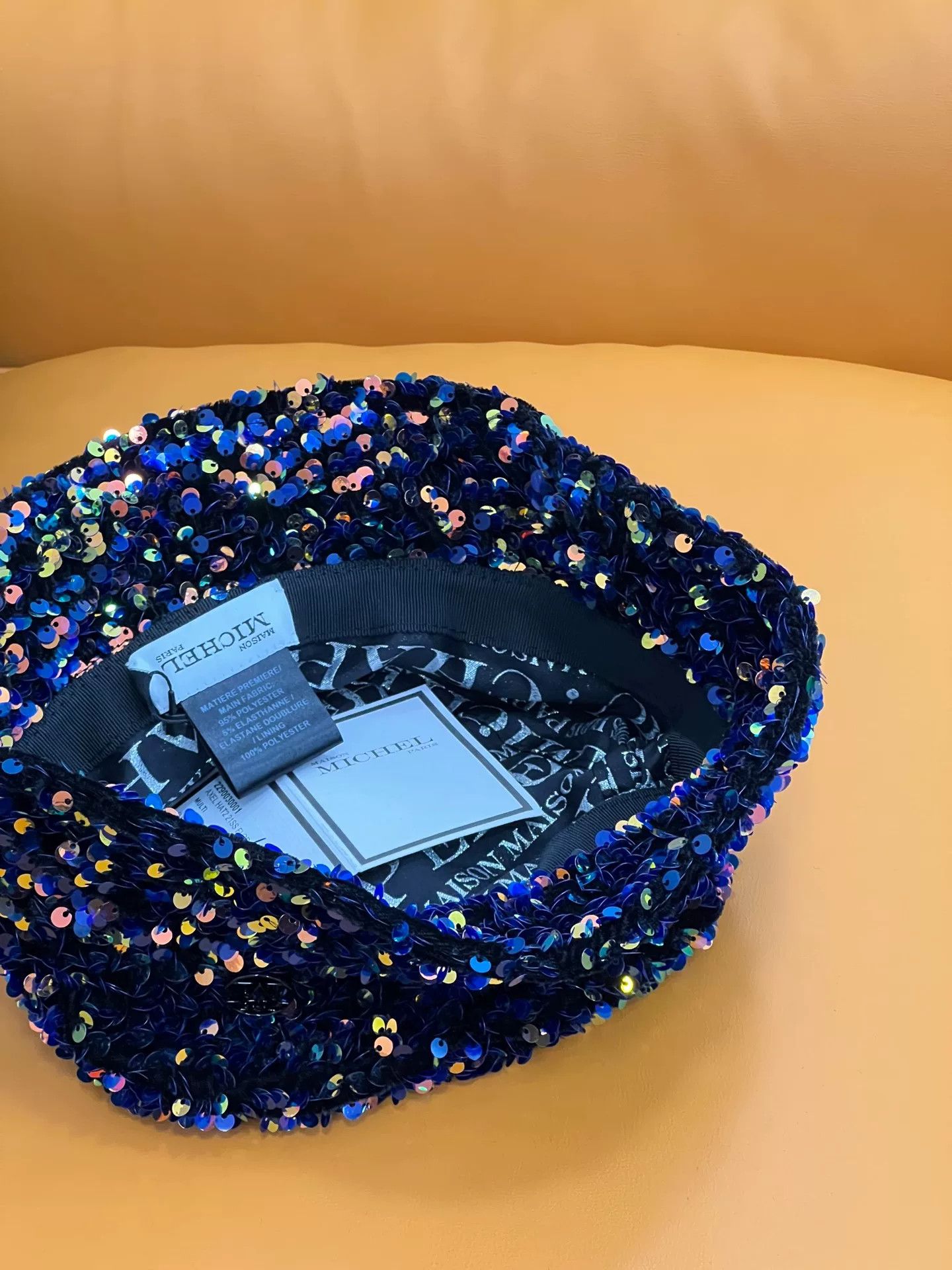 Maison Michel Maison Michel Sequin Hat Size S Size ONE SIZE - 7 Thumbnail