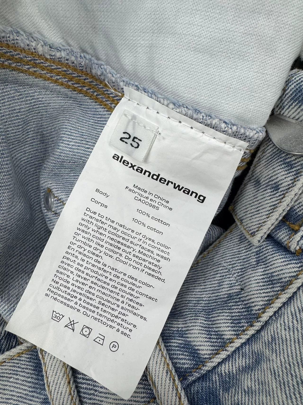 Alexander Wang Alexander Wang Denim Cargo Pants Size 25" / US 0 / IT 36 - 6 Thumbnail
