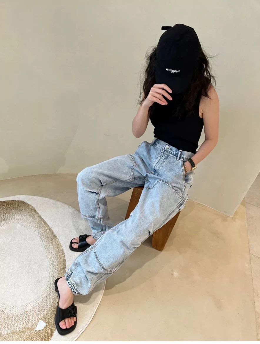 Alexander Wang Alexander Wang Denim Cargo Pants Size 25" / US 0 / IT 36 - 8 Thumbnail