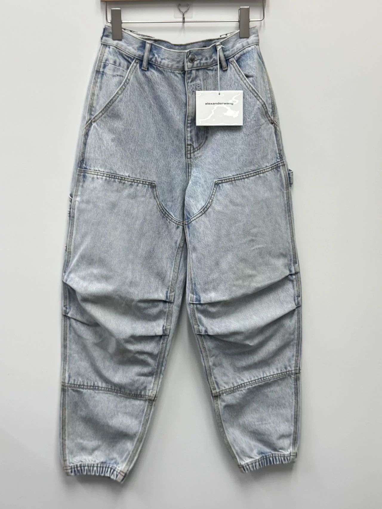 Alexander Wang Alexander Wang Denim Cargo Pants Size 25" / US 0 / IT 36 - 2 Thumbnail