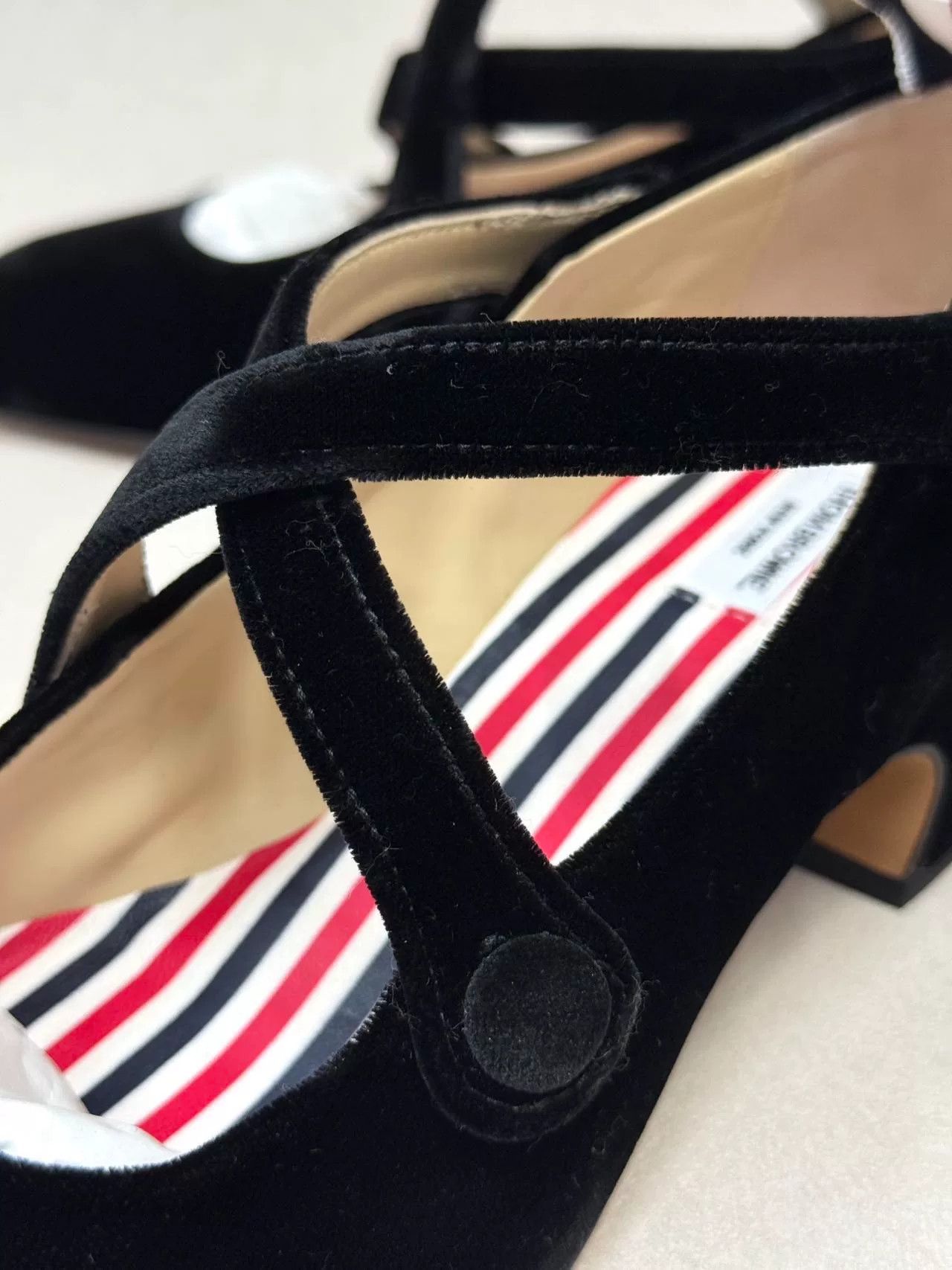 Thom Browne Thom Browne Velvet Mary Jane Shoes Size US 4.5 / IT 34.5 - 5 Thumbnail