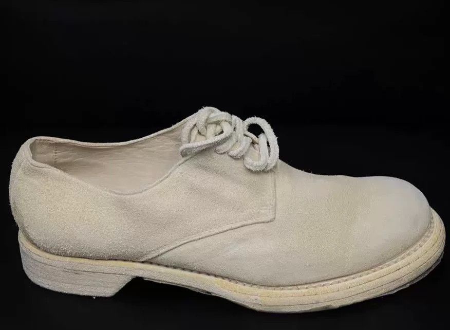 Guidi Guidi Beige Lace-Up Derby Shoes Size US 5.5 / EU 38 - 2 Thumbnail