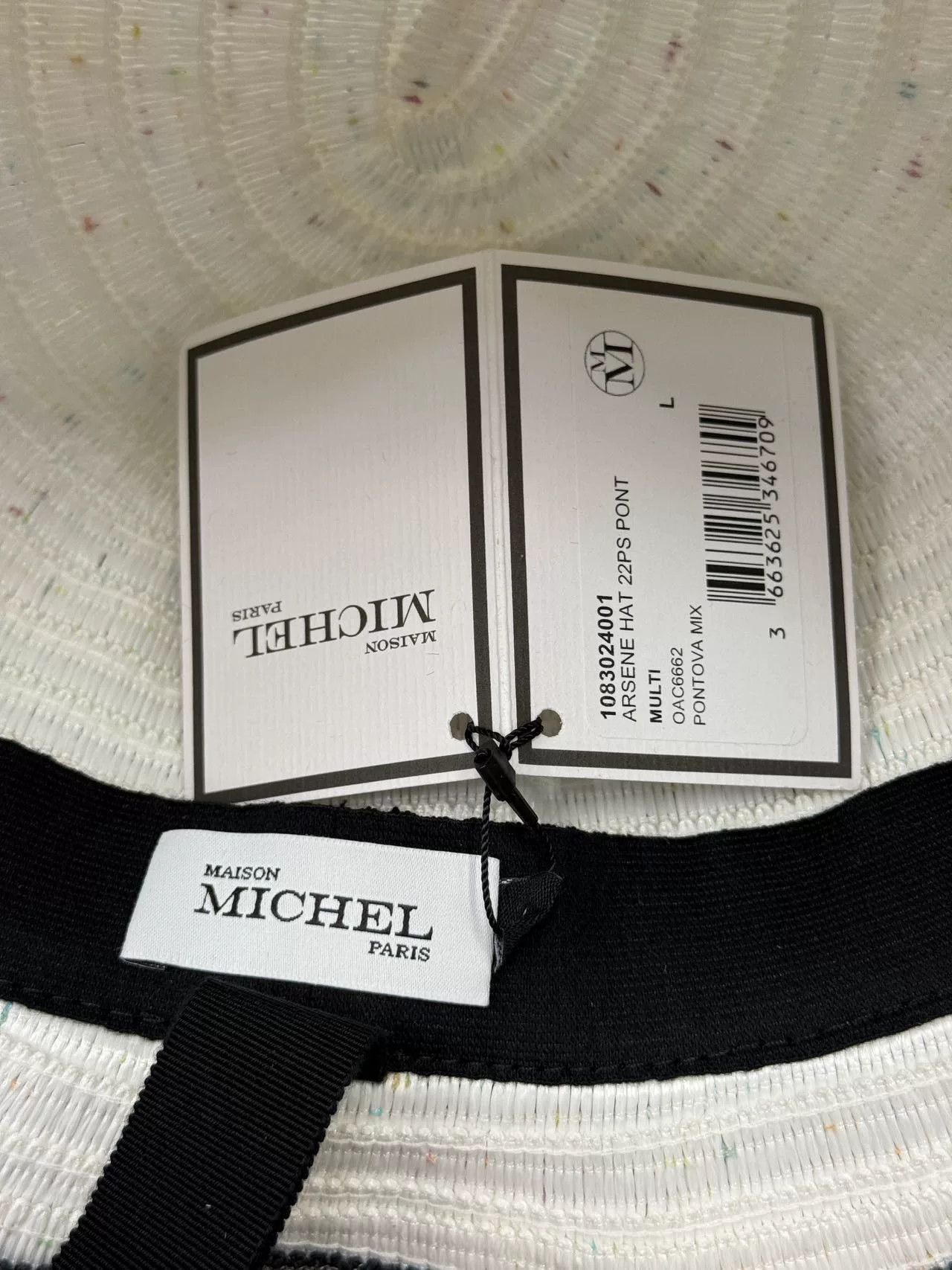 Maison Michel Maison Michel Women's Woven Hat Size ONE SIZE - 7 Thumbnail