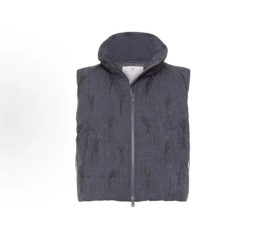 Brunello Cucinelli Brunello Cucinelli Women's Down Vest Size S / US 4 / IT 40 - 2 Thumbnail
