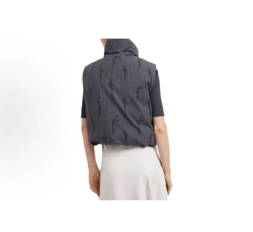 Brunello Cucinelli Brunello Cucinelli Women's Down Vest Size S / US 4 / IT 40 - 5 Thumbnail