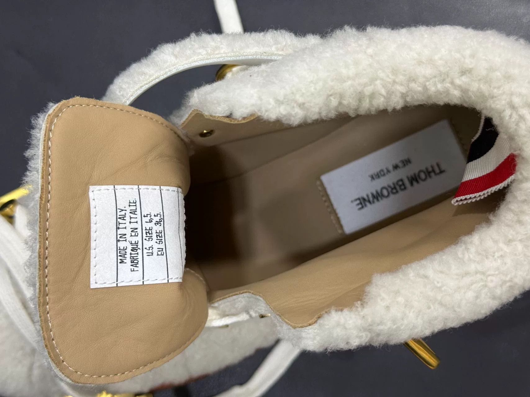 Thom Browne Thom Browne Shearling Ankle Boots Size US 5 / IT 35 - 7 Thumbnail