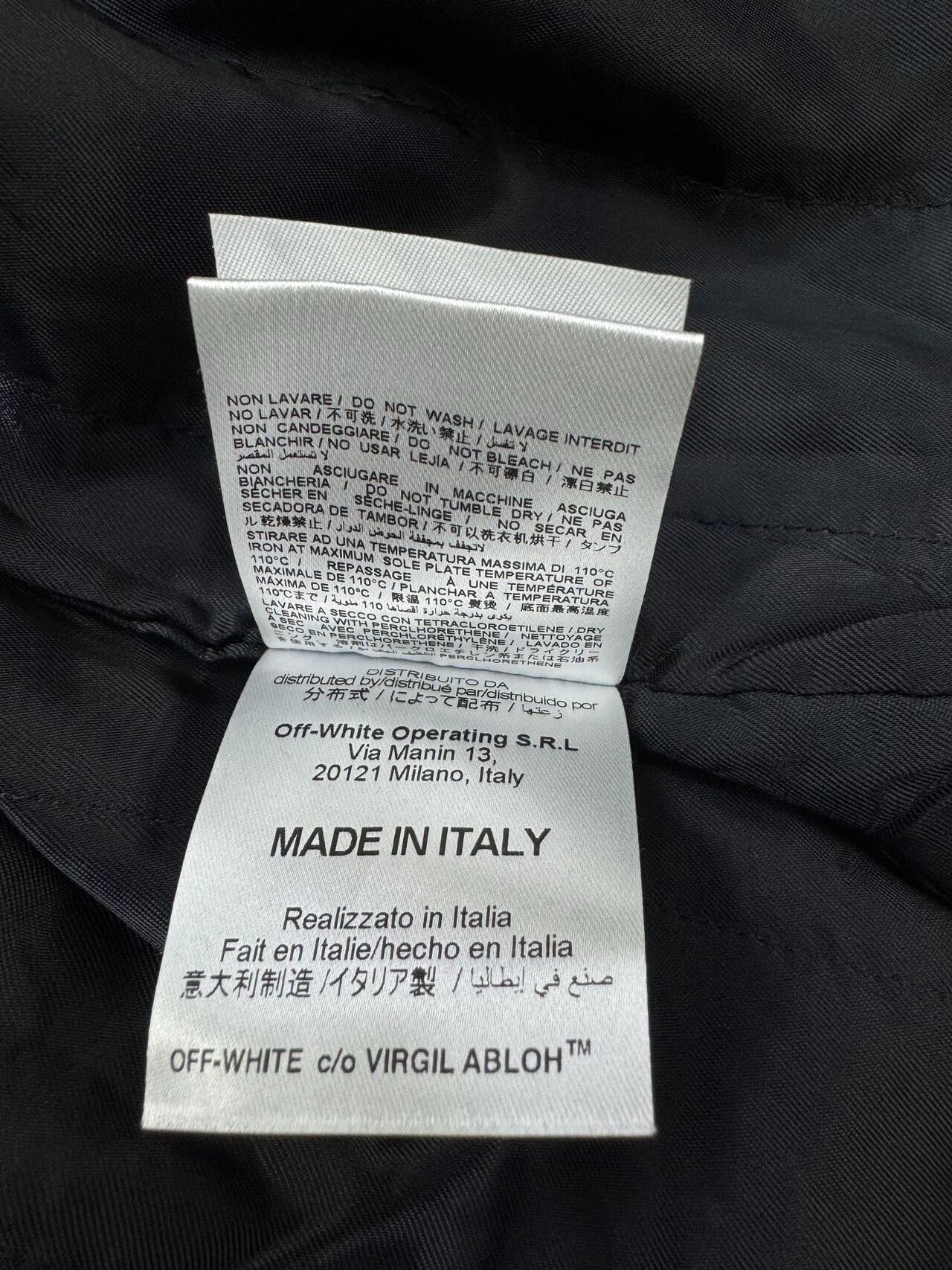 Off-White Off-White Men's Jacket EM60 Size S Size US S / EU 44-46 / 1 - 7 Thumbnail