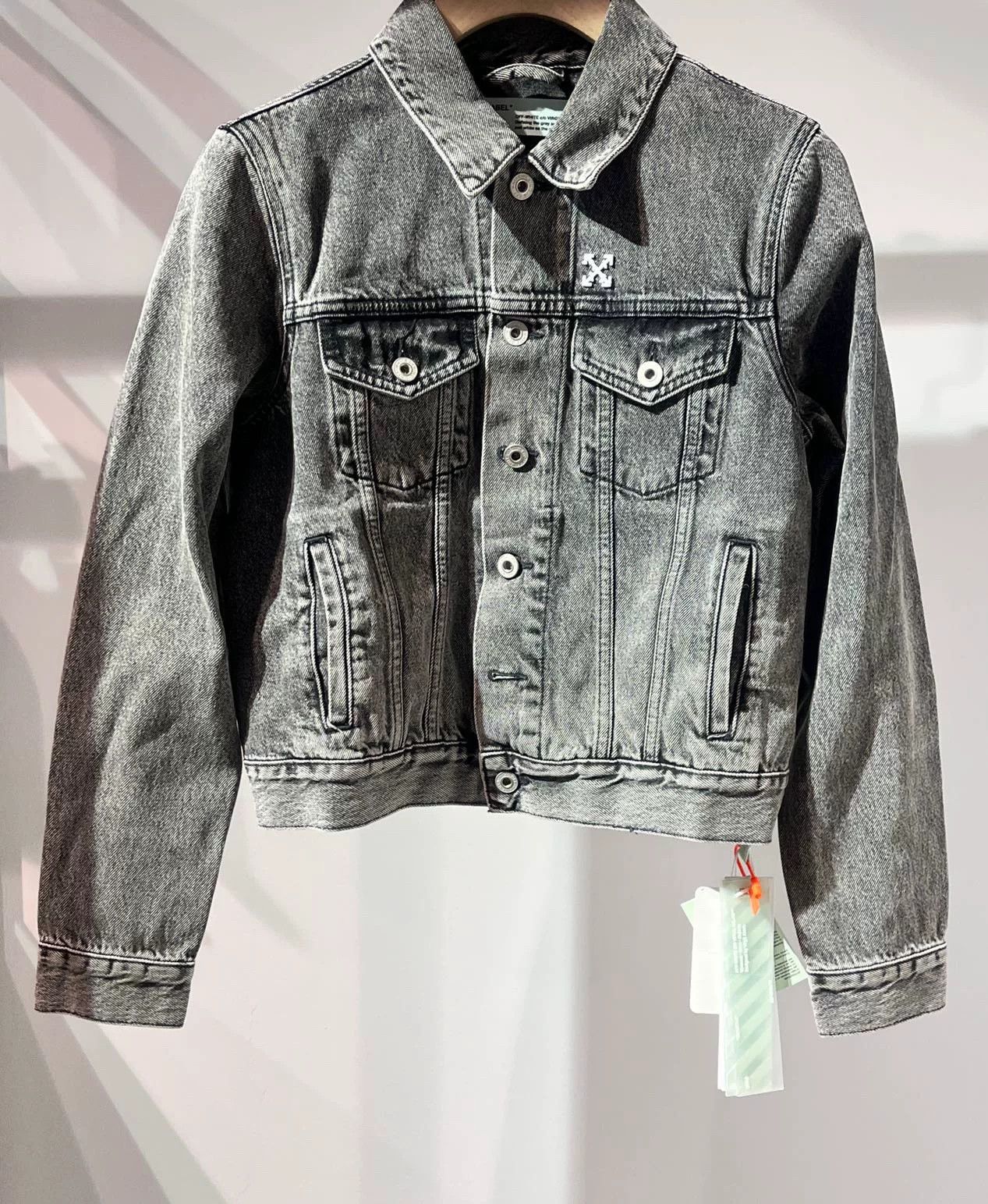 Off-White Off-White Women's Denim Jacket High Street Style Size S / US 4 / IT 40 - 2 Thumbnail